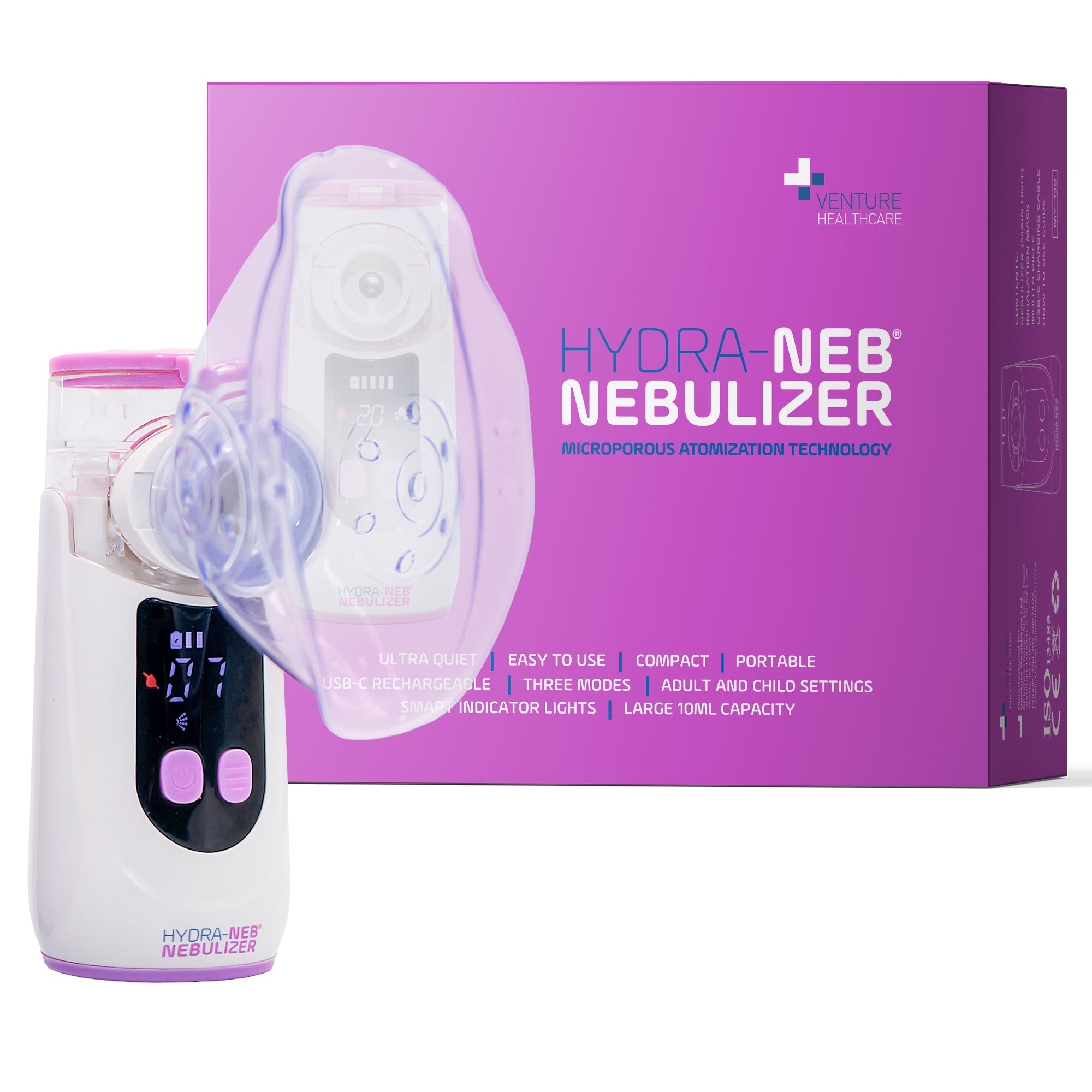 Hydra-Neb Portable Mesh Nebulizer