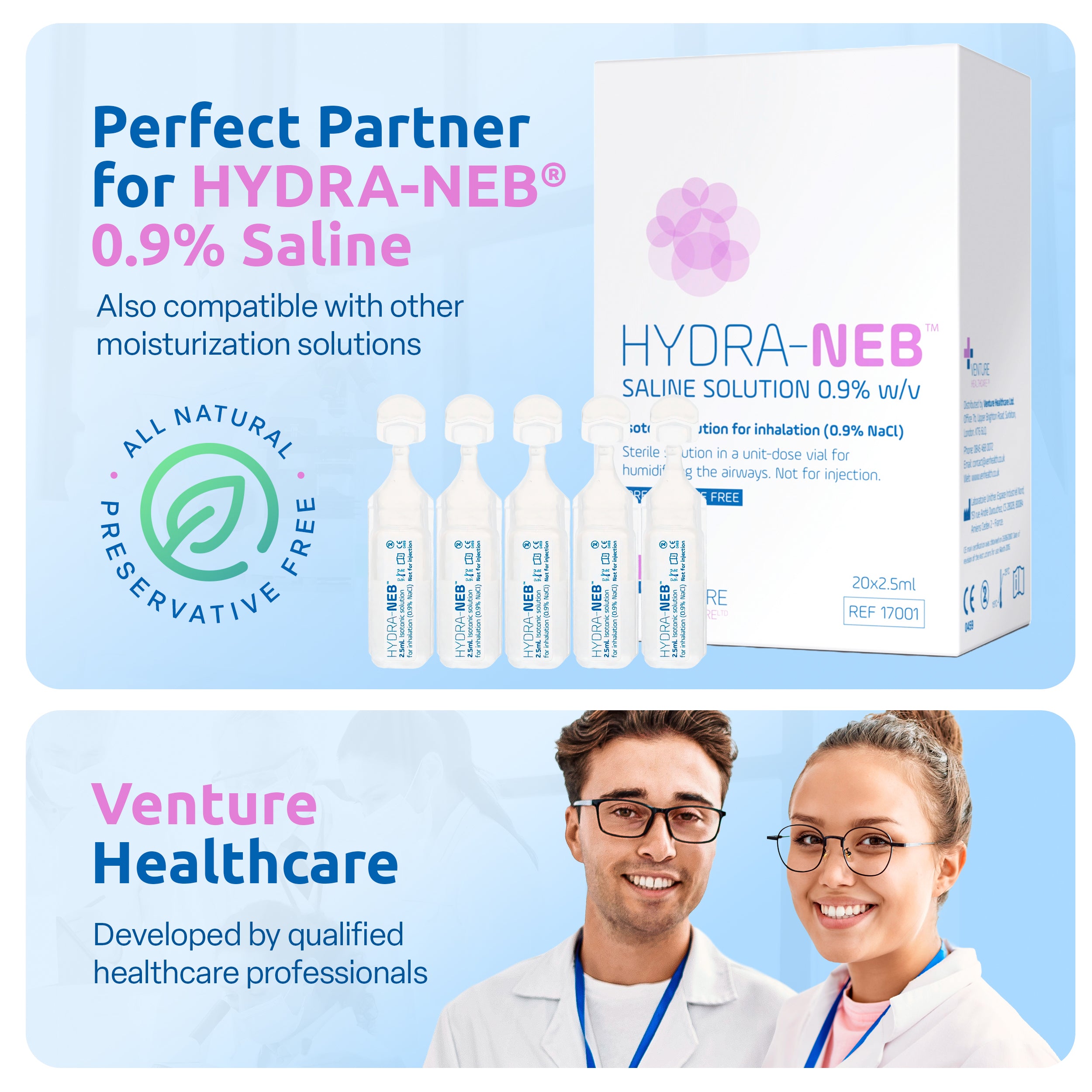 Hydra-Neb Portable Mesh Nebulizer